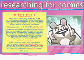 Researching for Comics Tutorial (preview)