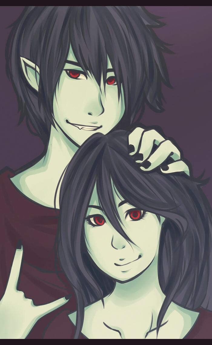 Marceline and Marshall Lee