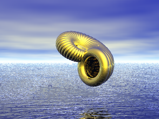 Shell over the Ocean