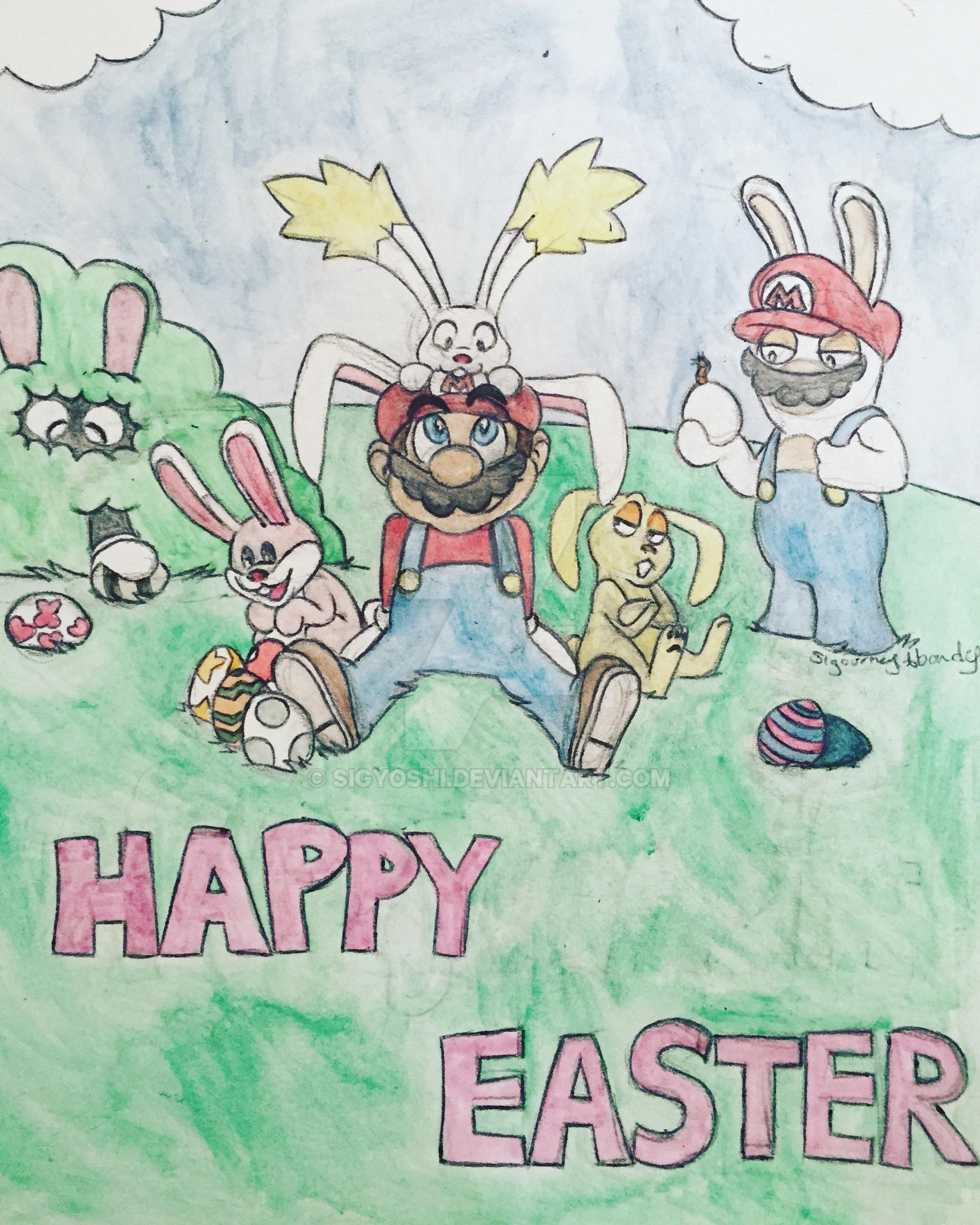 Happy Easter by SigYoshi on DeviantArt