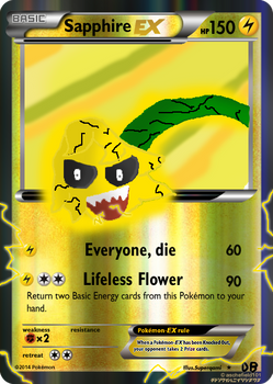 Pokemon DB TCG: Sapphire EX (Flowey version)