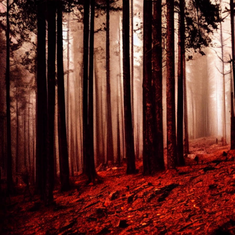 Foresty Red Red forest by littleace20 on DeviantArt