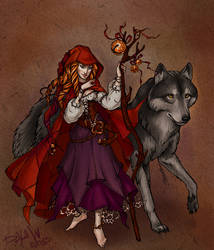 Red Riding Hood and Grey Wolf