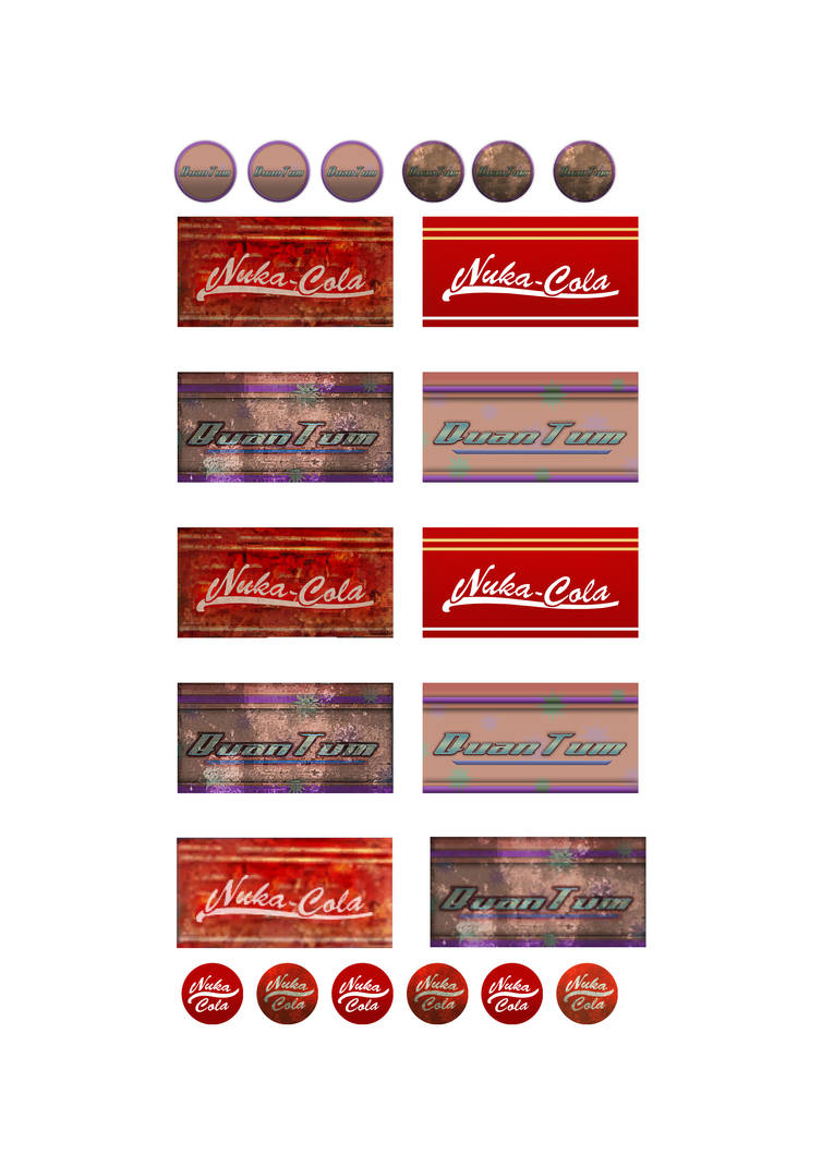 NukaCola Label Print by Lazyfick on DeviantArt