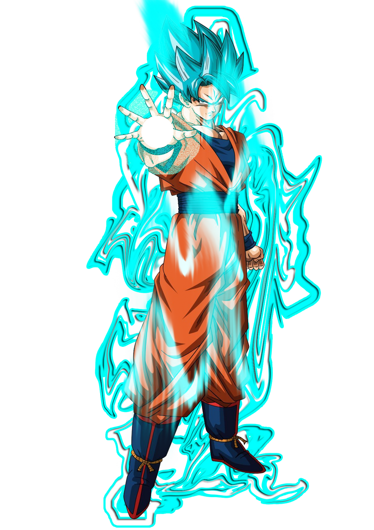 Free: Goku Super Saiyan Blue By Frost Z-dbjxfgd - Goku Ssj Blue