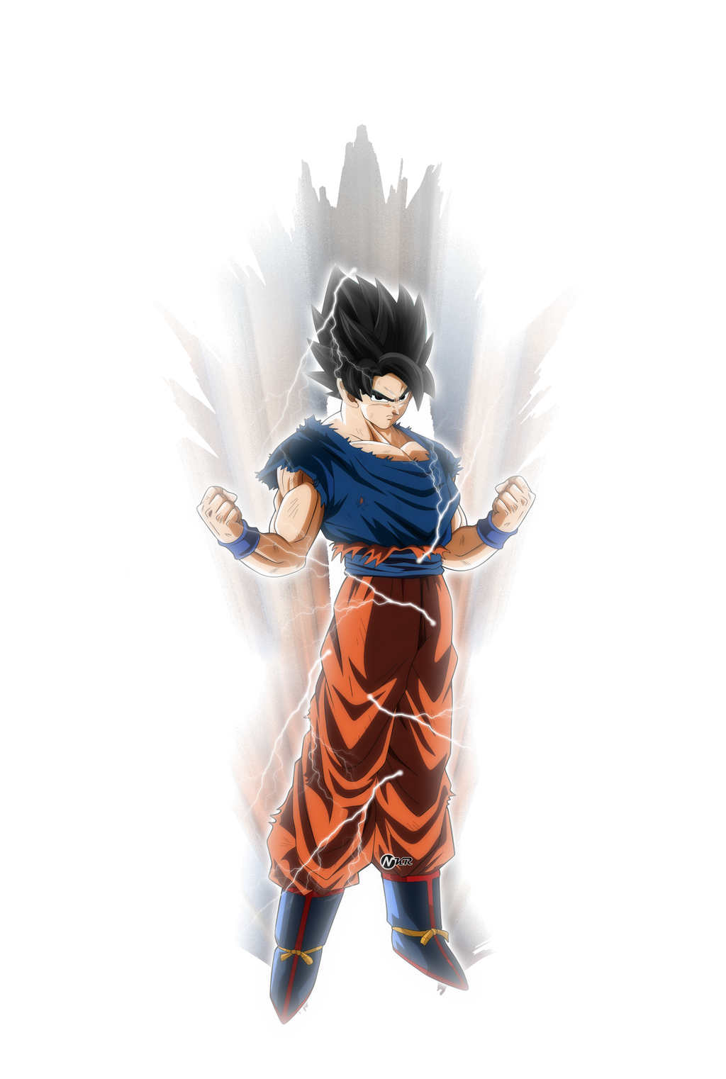 Goku Mystic Aura By Gokuxdxdxdz On Deviantart