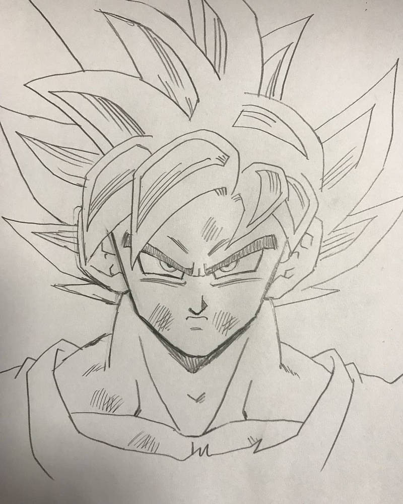 Goku Migatte No Gokui Perfil [Dibujo A Lapiz] by GokuXdxdxdZ on DeviantArt