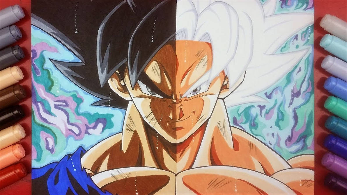 Goku Ultra Instinct Goku Drawing Dbz Drawings Goku Ultra Instinct