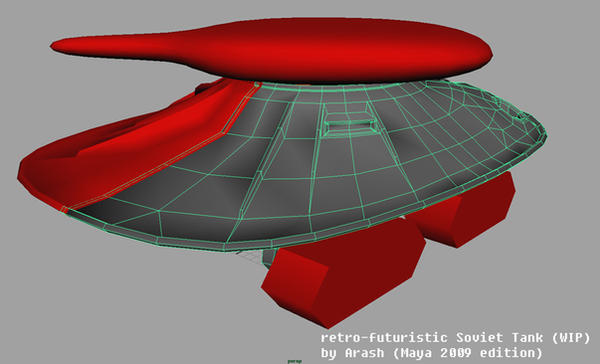 Retro Futuristic Soviet Tank 2 by arash-mohebbi on DeviantArt