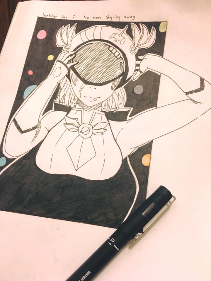 Inktober Day 7: No more SHY-ing away