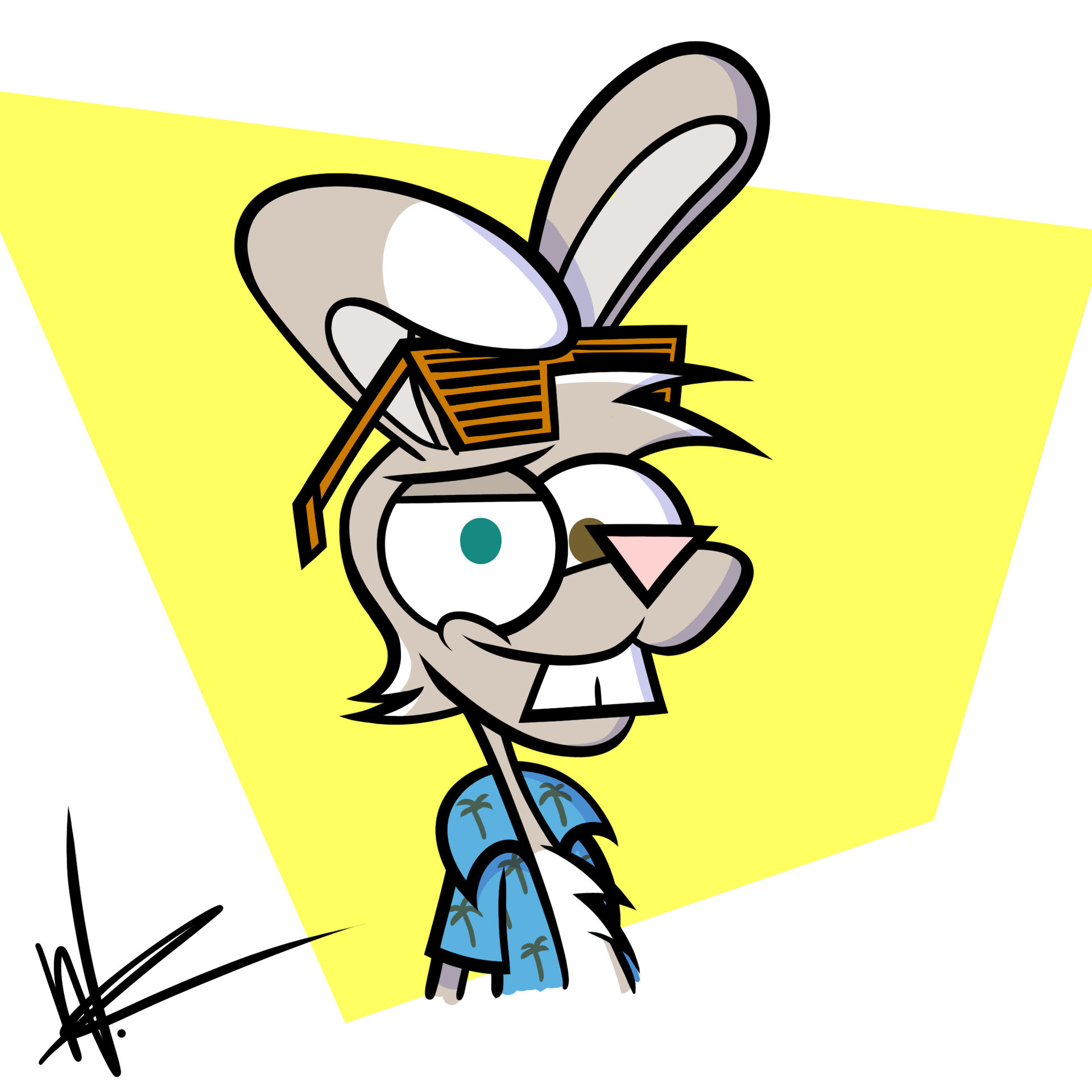 The Rad, Bad, Ronnie the Rabbit by DougTheMilkMan on DeviantArt