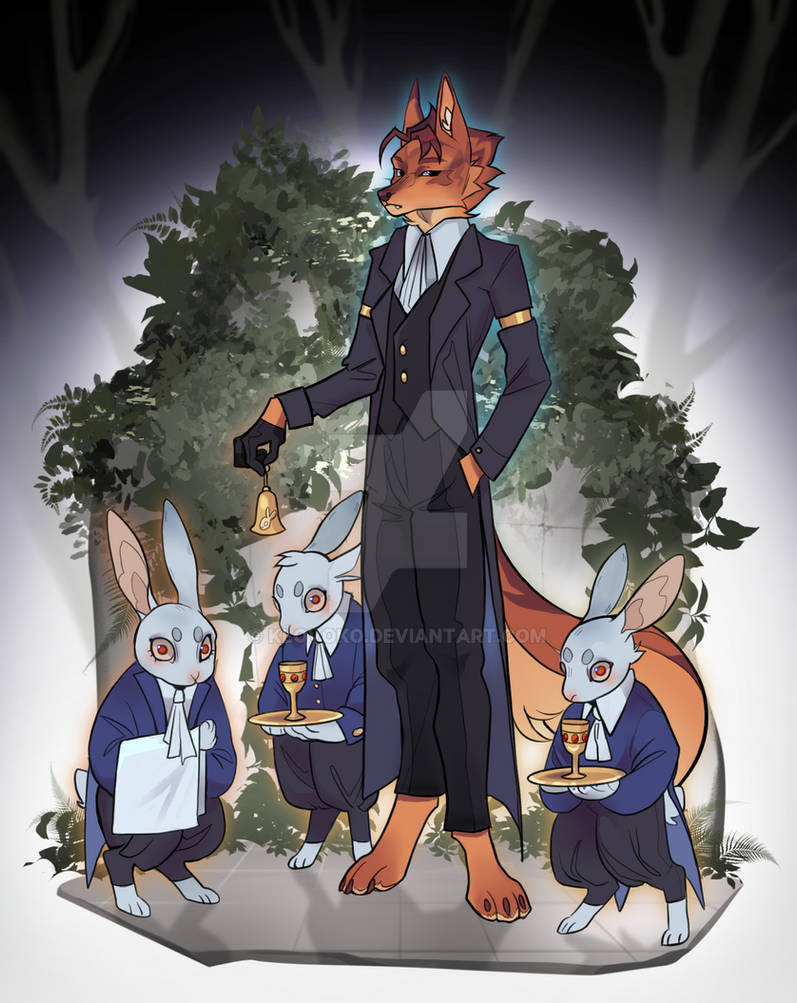 The vampire butler and servants adoptable (closed) by KlovOKO on DeviantArt