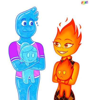 Fireboy and Watergirl by AgentJayHawk on DeviantArt