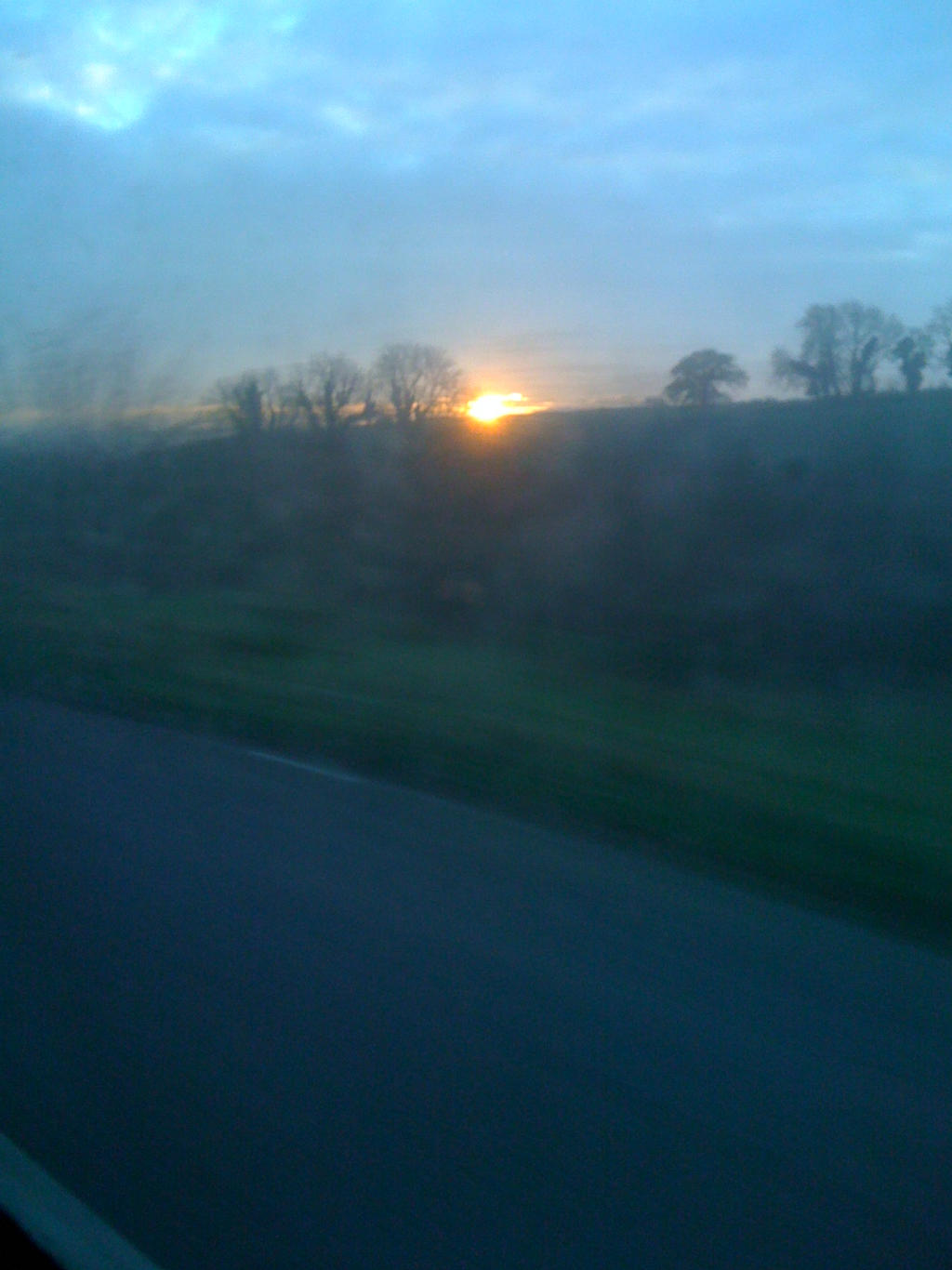Sunrise on way to college 2