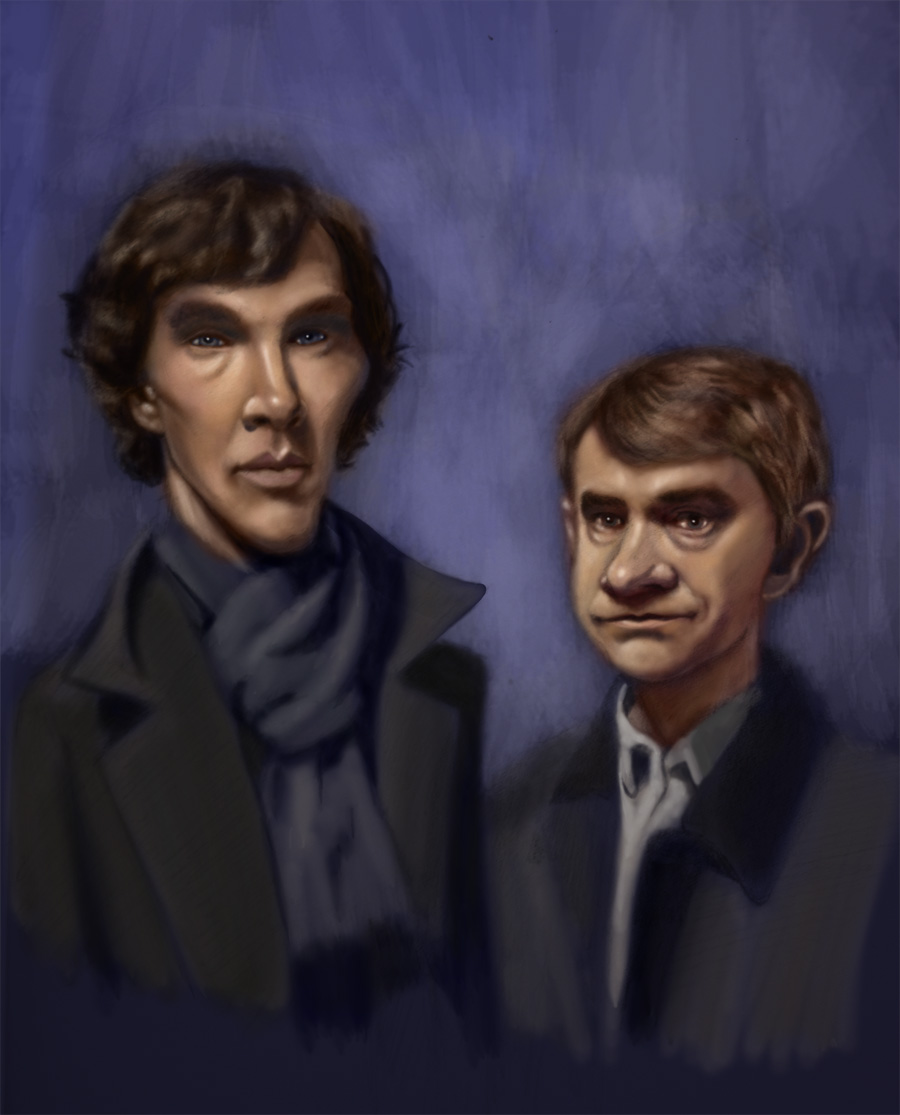 Sherlock Sketch Completed