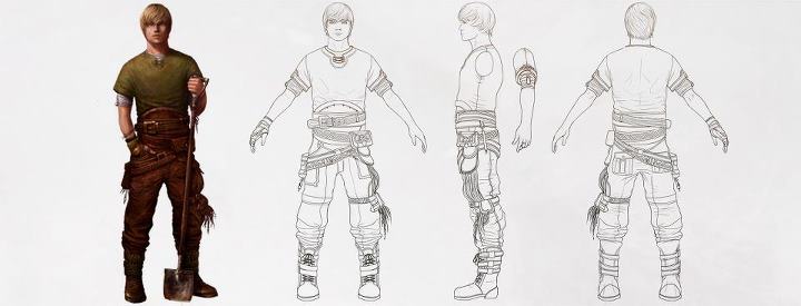 Creating a Character Turnaround from a Concept