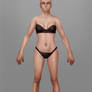 Resource: Human Female Standing Body Reference