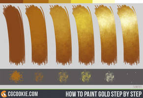Gold Step by Step tutorial by CGCookie