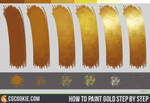 Gold Step by Step tutorial by CGCookie