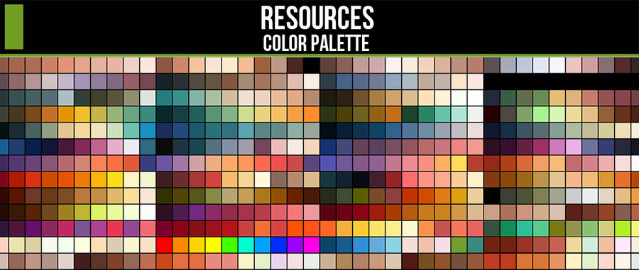 Color Palette Resource by CGCookie on DeviantArt