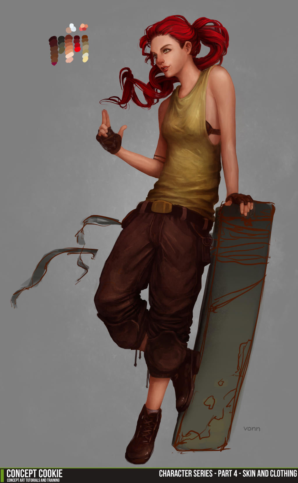 Female Character Series 4 Skin and Clothing by CGCookie on DeviantArt