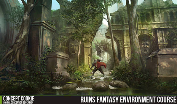 Ruins Fantasy Environment Course