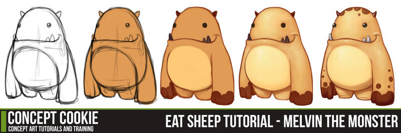 Eat Sheep Tutorial - Melvin the Monster