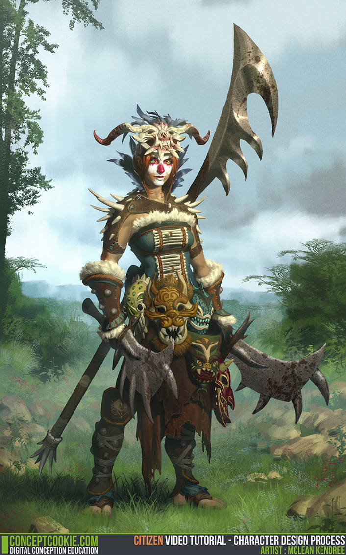 Tutorial: Character Design Process by CGCookie on DeviantArt