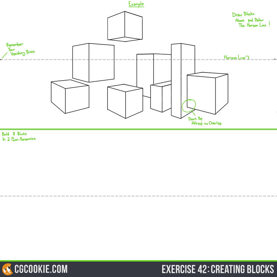 Block Method Drawing Exercise 42 Practice Sheet: Creating Blocks by CGCookie on DeviantArt
