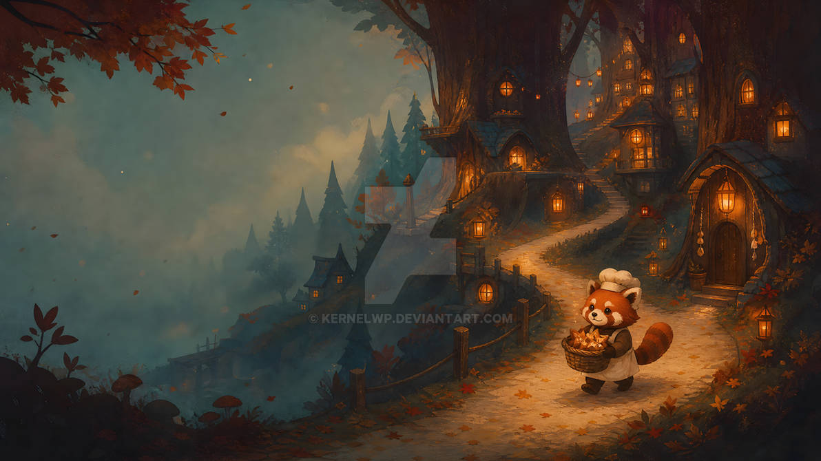 Red Panda Baker Wallpaper By KERNELWP On DeviantArt red-panda-baker-wallpaper-by-kernelwp-on-deviantart