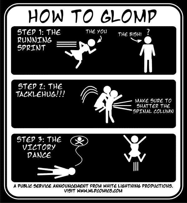 Glomp Sticker How to GLomp.. by lunaOzzy14 on DeviantArt
