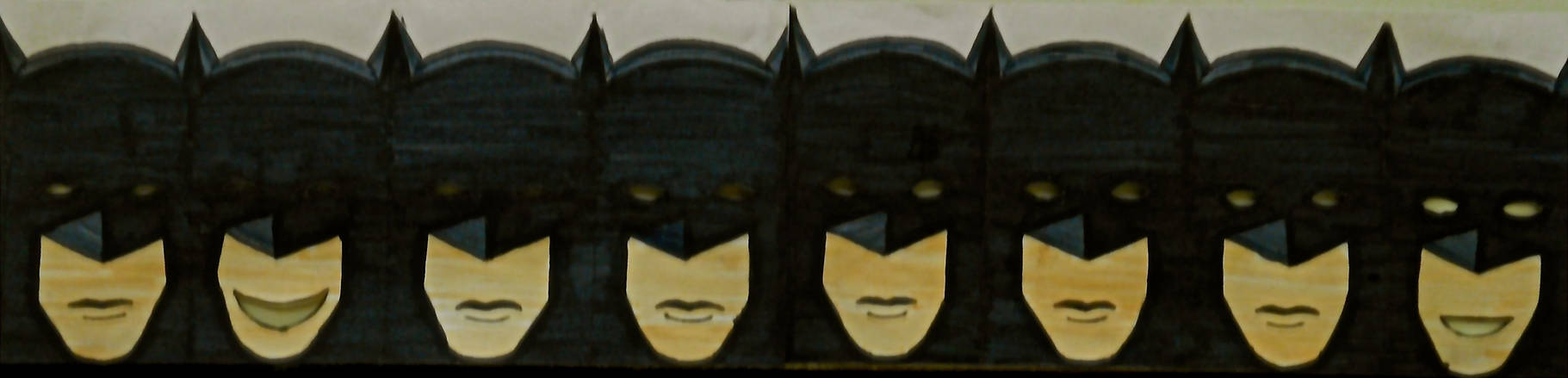 Floating Batman Heads by Rerara on DeviantArt