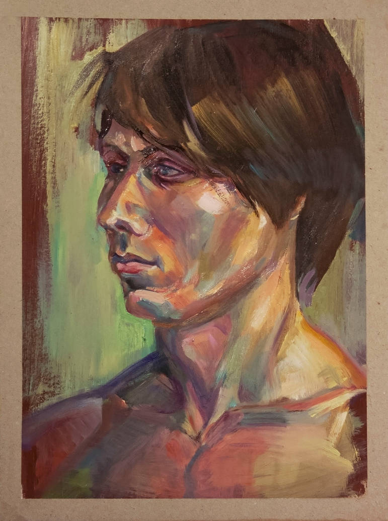 Men Study Portrait Young man portrait study by Drabadambra on DeviantArt