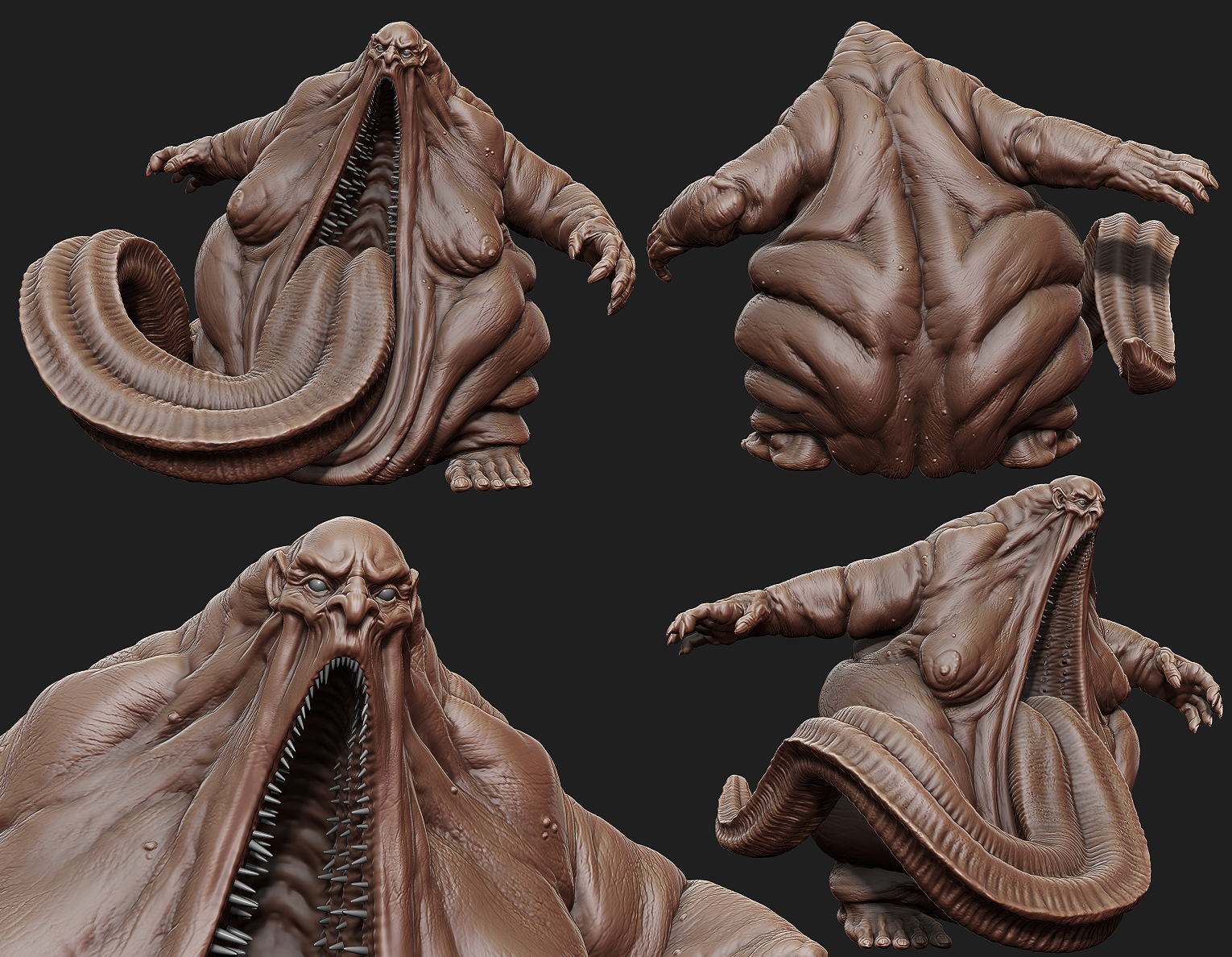 Fat Demon Zbrush