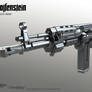 Assault Rifle 1960 Highpoly model