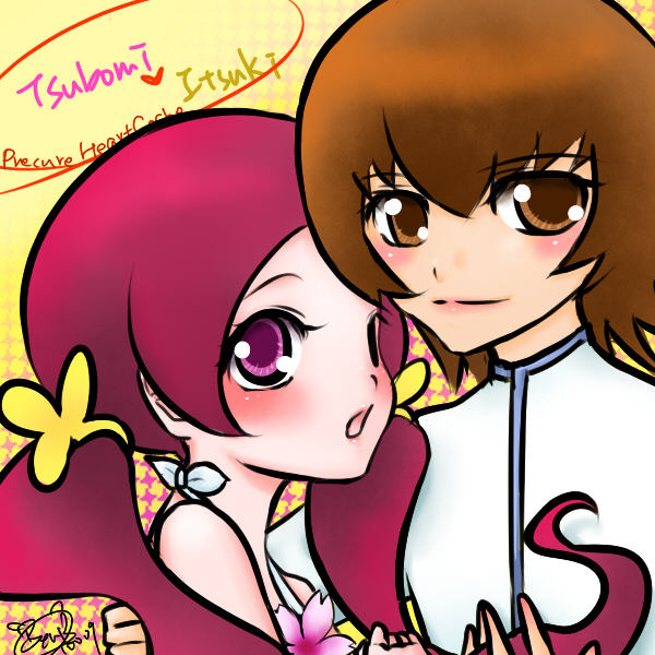 Precure HC Tsubomi and Itsuki by ioncry