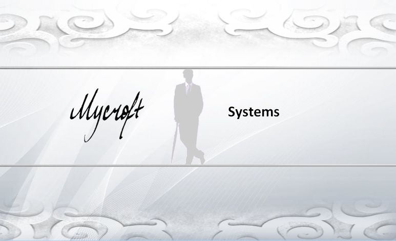 Mycroft Systems Logo White