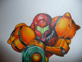 Metroid Samus Face Close up