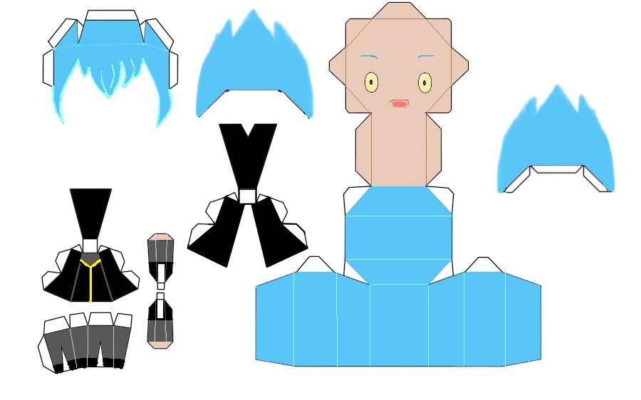 Tensura papercraft Rimuru Tsukichan90 by Tsukichan90 on DeviantArt