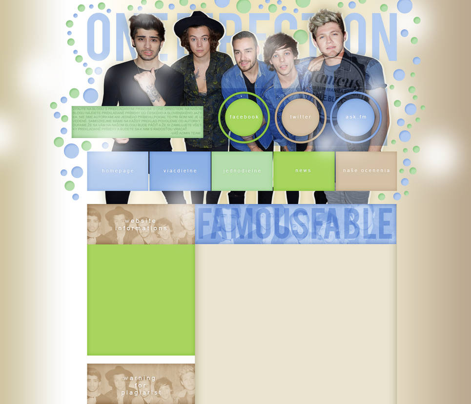 One Direction Templates One Direction layout 3 by VelvetHorse on DeviantArt