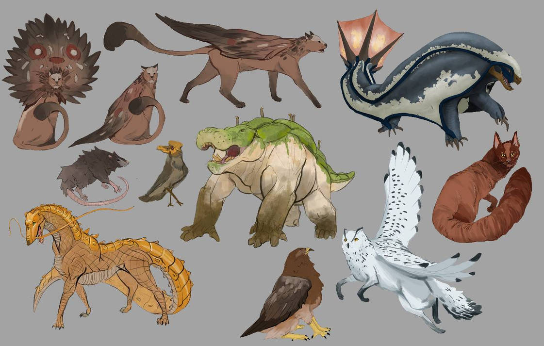 creature concepts by berskan on DeviantArt