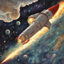Elon and his rocket ship - to the edge
