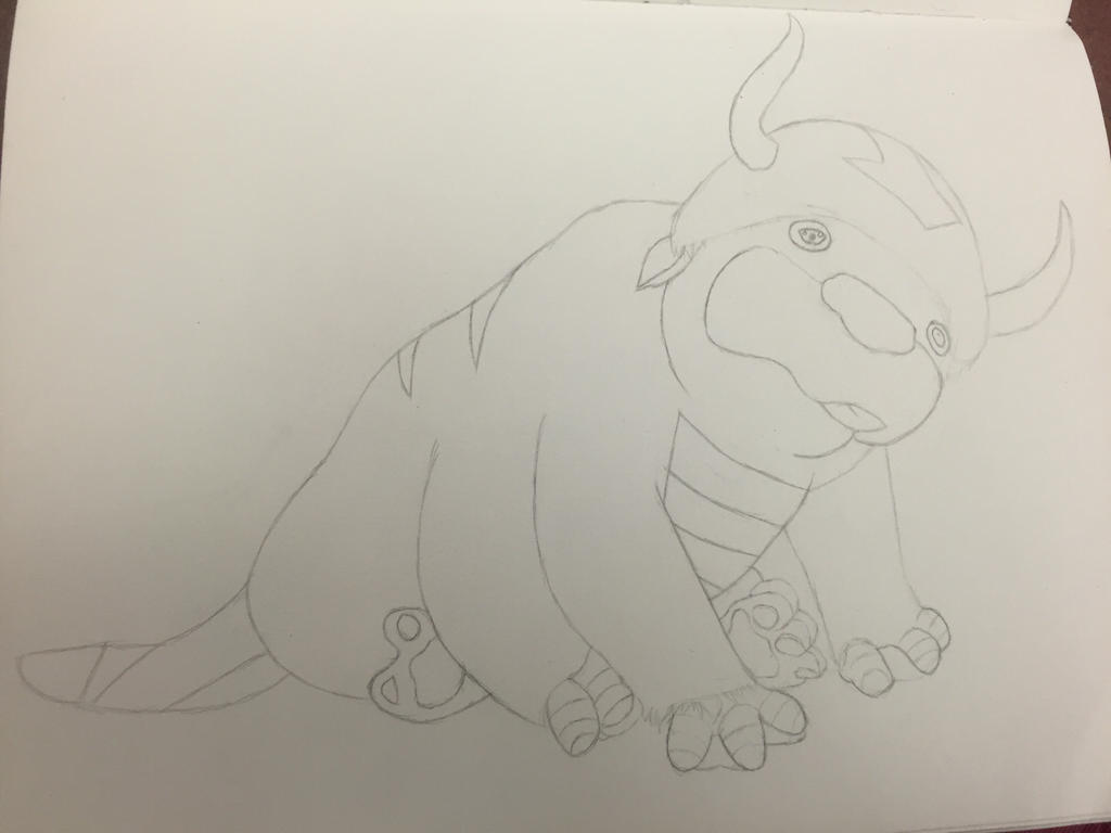 Appa sketch by simbatheloiness on DeviantArt
