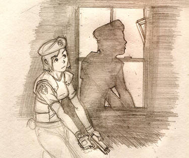 More Resident Evil sketches-3