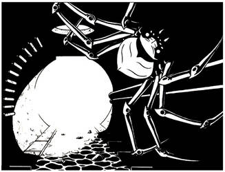 Spiderbot-Rpg Illustration
