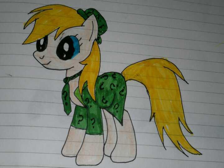 Riddler Pony by zogabog on DeviantArt