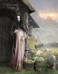 Morwen Eledhwen bearing Nienor and mother of Turin