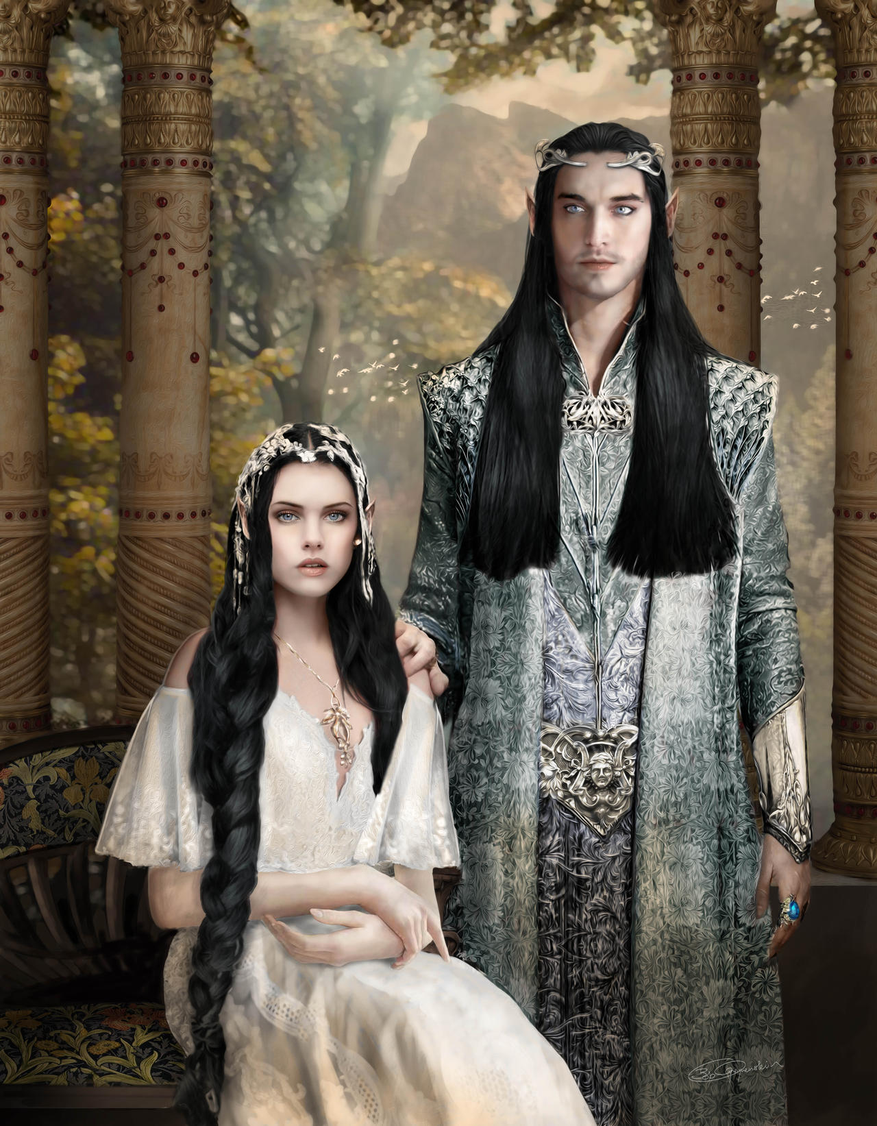 Elron Repaint Elrond and Arwen by bobgreyvenstein on DeviantArt