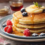 Juicy pancakes wallpaper 3D