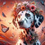 dalmatian portrait digital illustration